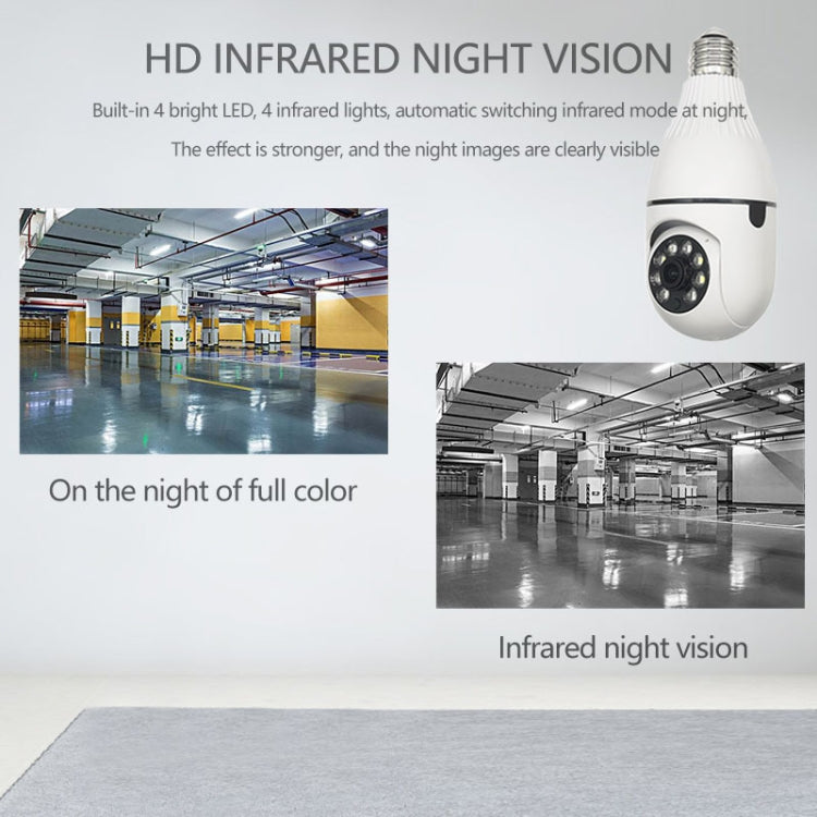R2-30G 3MP HD Smart WiFi Bulb Camera, Support Night Vision & Motion Detection - Security by buy2fix | Online Shopping UK | buy2fix