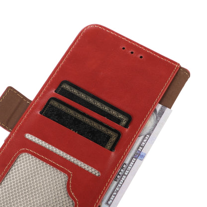 For Motorola Moto G32 Crazy Horse Top Layer Cowhide Leather Phone Case(Red) - Motorola Cases by buy2fix | Online Shopping UK | buy2fix