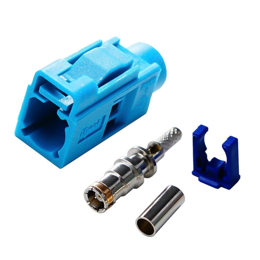 For RG174 Cable Fakra Radio Crimp Female Jack / Plug Connector with Phantom RF Coaxial(Fakra Z) - In Car by buy2fix | Online Shopping UK | buy2fix