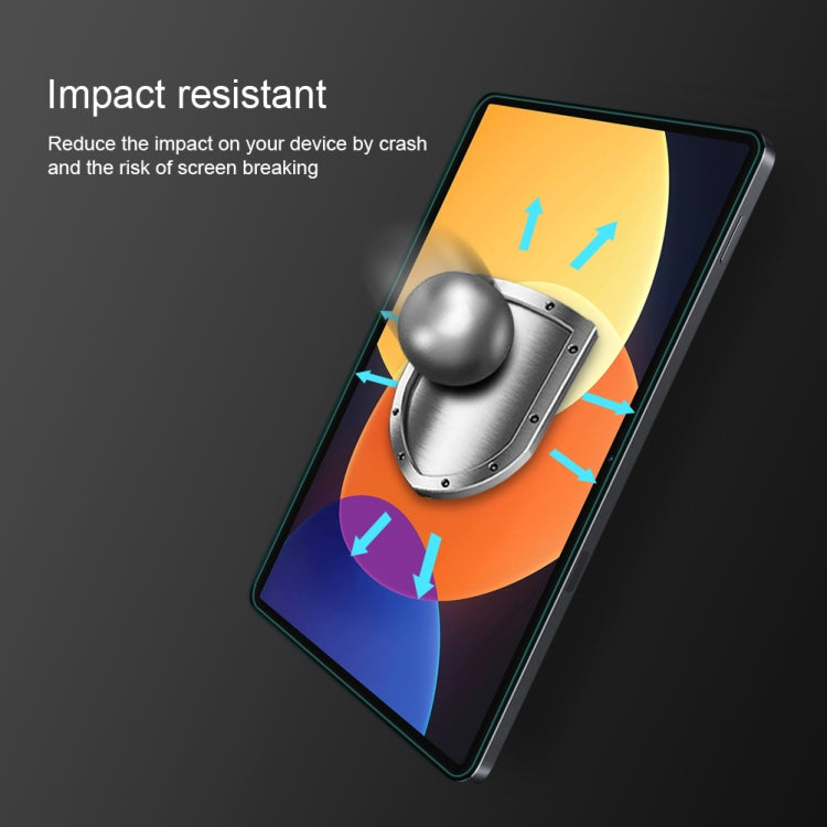 For Xiaomi Pad 5 Pro 12.4 NILLKIN H+ Explosion-proof Tempered Glass Protective Film - More Tablet Tempered Glass by NILLKIN | Online Shopping UK | buy2fix