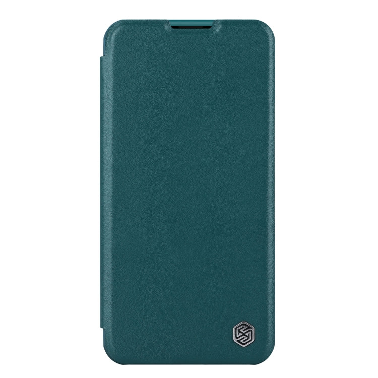 For iPhone 14 Plus  NILLKIN QIN Series Pro Leather Phone Case(Green) - iPhone 14 Plus Cases by NILLKIN | Online Shopping UK | buy2fix