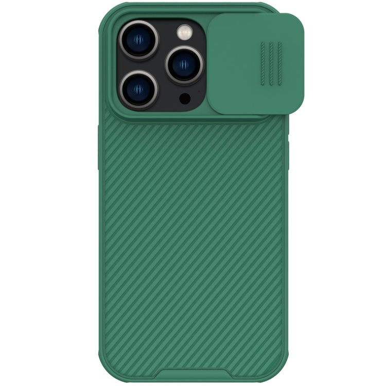 For iPhone 14 Pro Max NILLKIN CamShield Pro Protective Phone Case(Green) - iPhone 14 Pro Max Cases by NILLKIN | Online Shopping UK | buy2fix