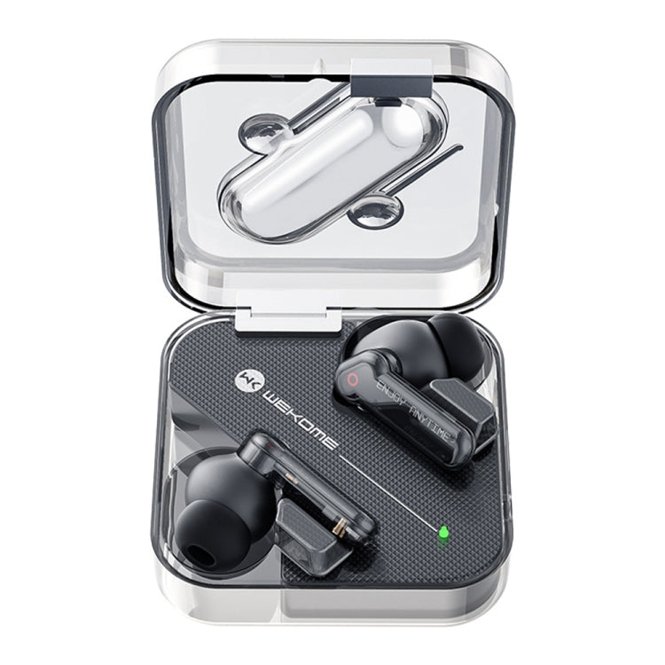 WEKOME V51 Vanguard Series Transparent Wireless Bluetooth Earphone(Black) - Bluetooth Earphone by WK | Online Shopping UK | buy2fix