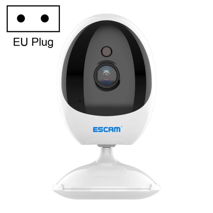 ESCAM QF006 3MP 1296P HD Indoor Wireless PTZ IP Camera IR Night Vision AI Humanoid Detection Home Security CCTV Monitor, Plug Type:EU Plug(White) - Mini Camera by ESCAM | Online Shopping UK | buy2fix