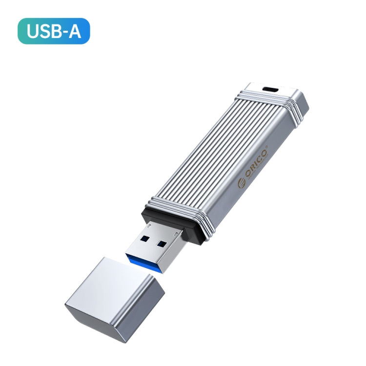 ORICO 128GB USB-A USB3.2 Gen1 USB Flash Drive, Read 260MB/s, Write 50MB/s (Silver) - USB Flash Drives by ORICO | Online Shopping UK | buy2fix