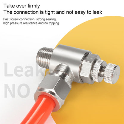 SL6-M5 LAIZE Nickel Plated Copper Trachea Quick Fitting Throttle Valve Lock Female Connector -  by LAIZE | Online Shopping UK | buy2fix