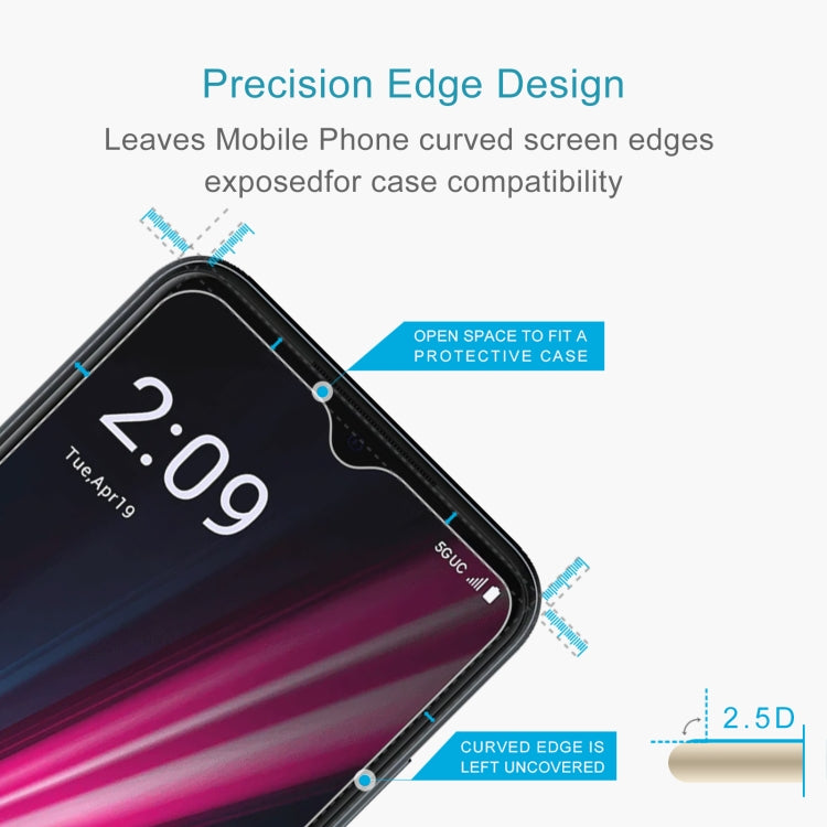 For T-Mobile T Phone Pro 5G 50pcs 0.26mm 9H 2.5D Tempered Glass Film - More Brand by buy2fix | Online Shopping UK | buy2fix