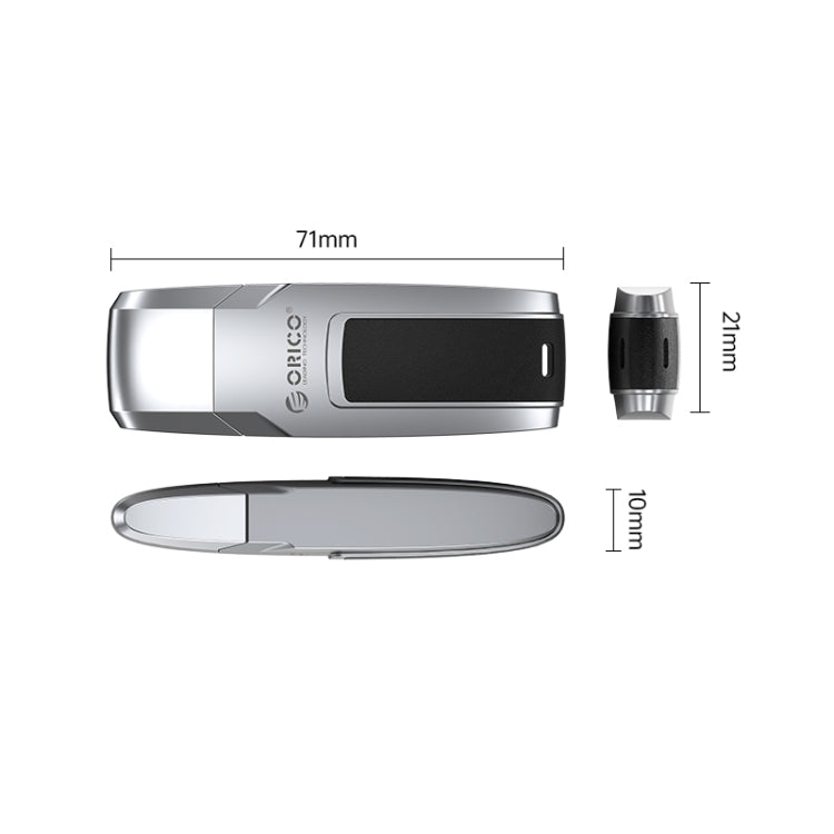 ORICO UFS Flash Drive, Read: 411MB/s, Write: 350MB/s, Memory:64GB, Port:USB-A(Silver) - USB Flash Drives by ORICO | Online Shopping UK | buy2fix