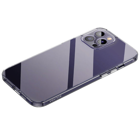 For iPhone 14 Pro SULADA Frosted Series Shockproof Transparent TPU Phone Case(Purple) - iPhone 14 Pro Cases by SULADA | Online Shopping UK | buy2fix