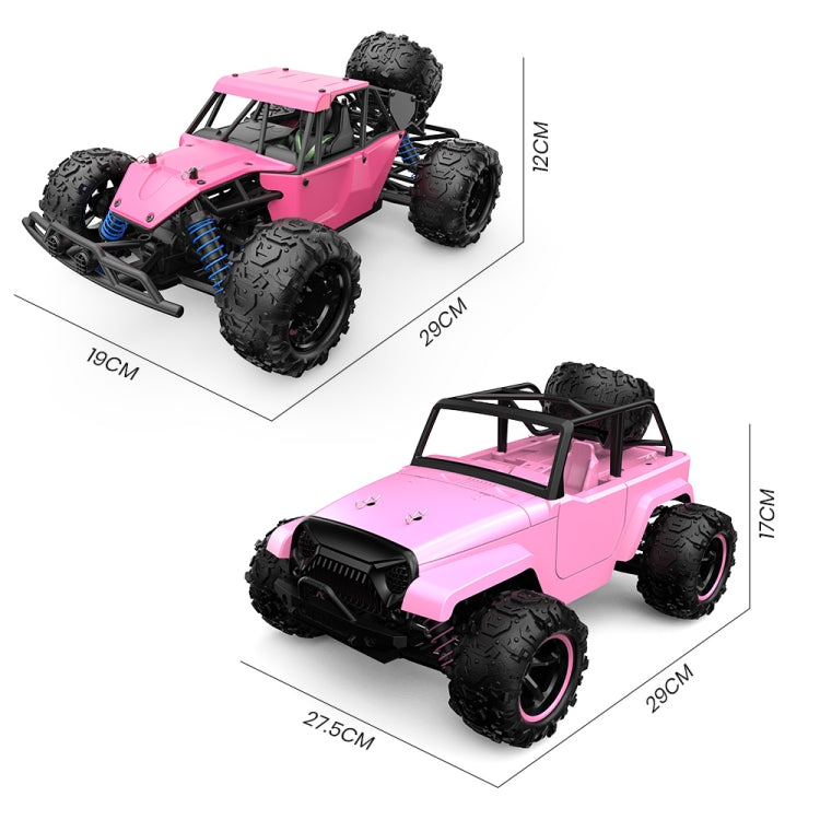 9303E 1:18 Full Scale Remote Control 4WD High Speed Car (Pink) - RC Cars by buy2fix | Online Shopping UK | buy2fix
