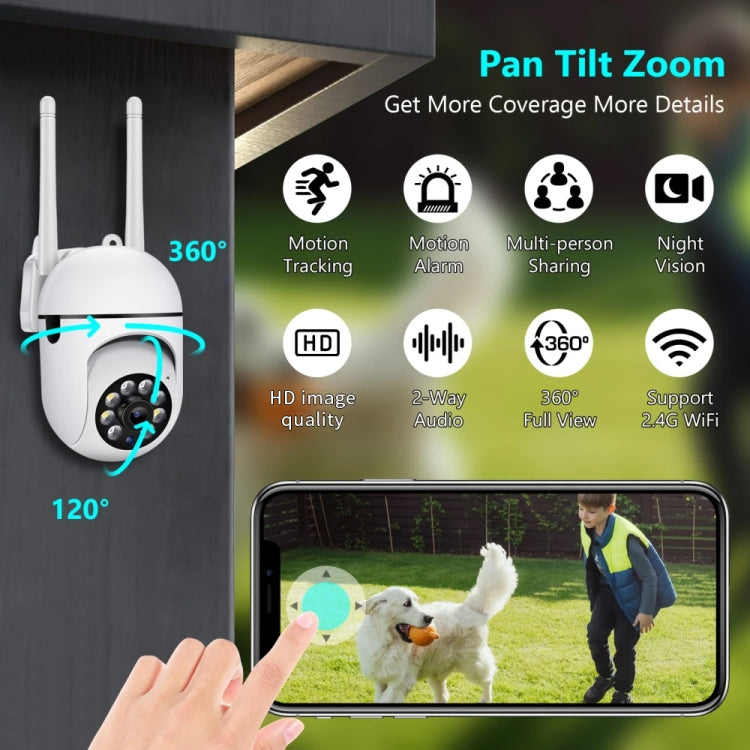 A7 1080P HD Wireless WiFi Smart Surveillance Camera Support Night Vision / Two Way Audio without Memory - Security by buy2fix | Online Shopping UK | buy2fix