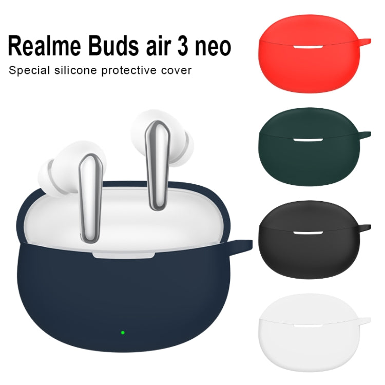 For Realme Buds Air 3 NEO Silicone Wireless Earphone Protective Case(White) - Other Earphone Case by buy2fix | Online Shopping UK | buy2fix