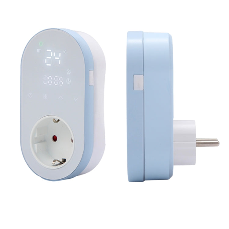 BHT12-EW Plug-in LED Thermostat With WiFi, EU Plug(Blue) - Consumer Electronics by buy2fix | Online Shopping UK | buy2fix