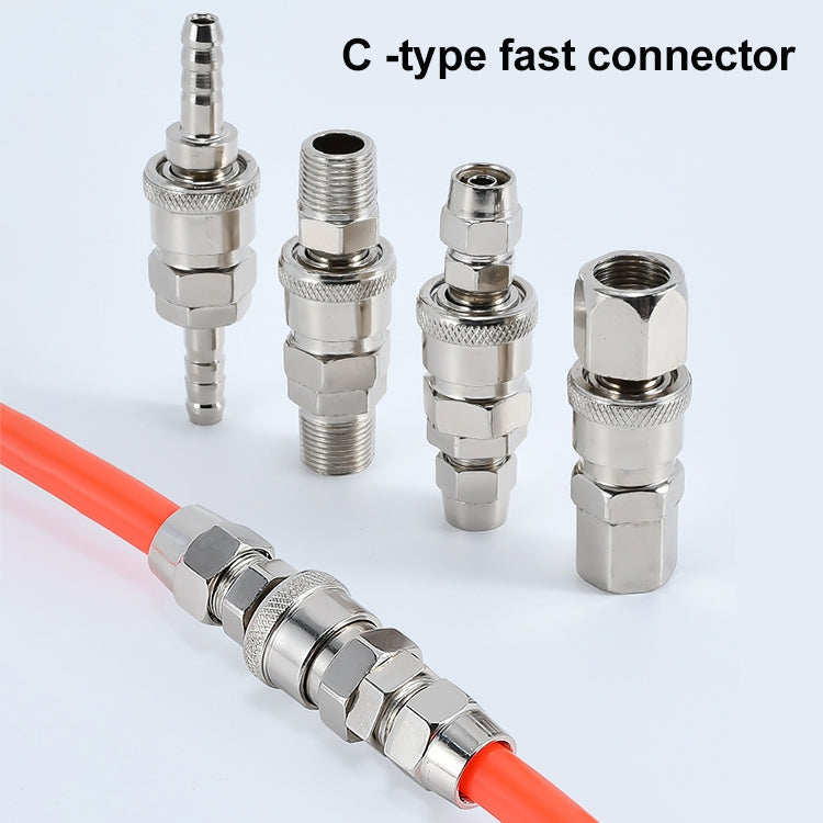 LAIZE SH+PH-40 10pcs C-type Self-lock Air Tube Pneumatic Quick Fitting Connector -  by LAIZE | Online Shopping UK | buy2fix