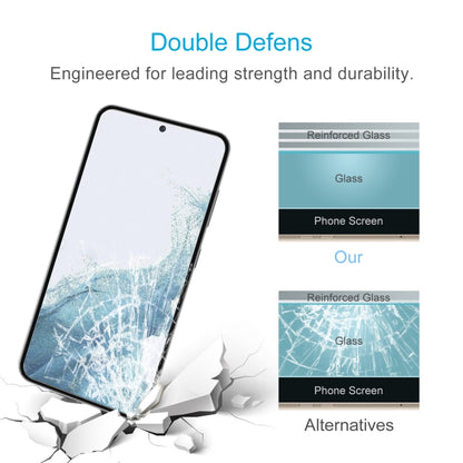 For Samsung Galaxy S23 5G 50pcs 0.26mm 9H 2.5D Tempered Glass Film, Support Fingerprint Unlock - Galaxy S23 5G Tempered Glass by buy2fix | Online Shopping UK | buy2fix