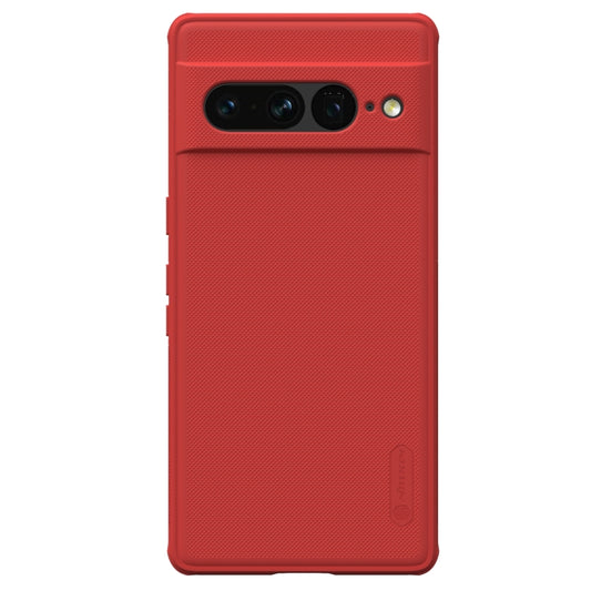 For Google Pixel 7 Pro 5G NILLKIN Super Frosted Shield Pro PC + TPU Phone Case(Red) - Google Cases by NILLKIN | Online Shopping UK | buy2fix