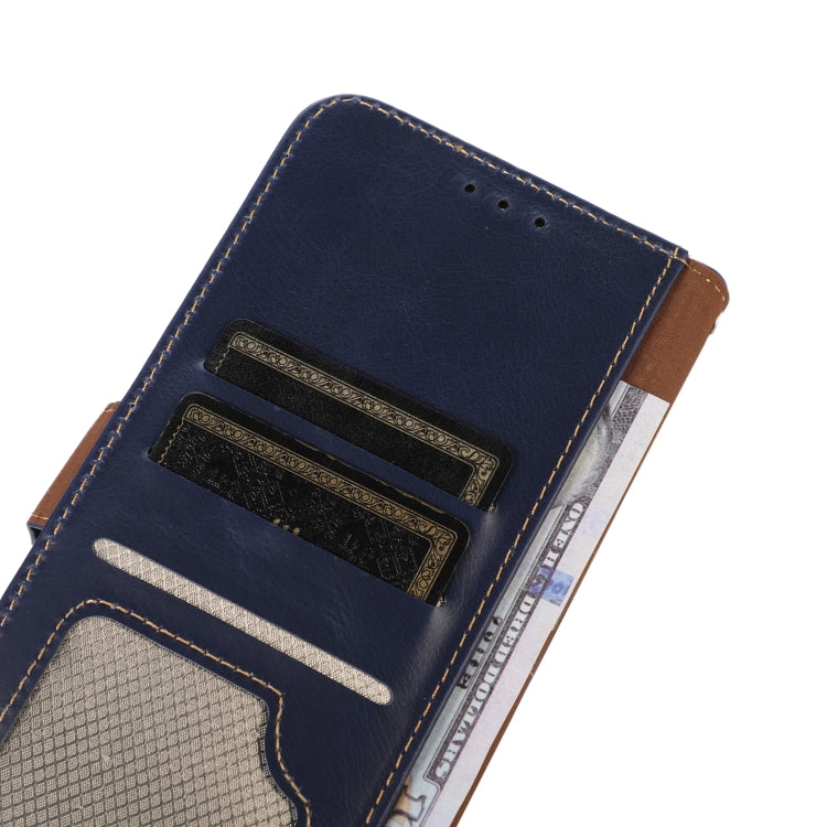 For Nokia X30 5G Crazy Horse Top Layer Cowhide Leather Phone Case(Blue) - Nokia Cases by buy2fix | Online Shopping UK | buy2fix