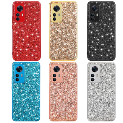 For Xiaomi 12T Pro Glitter Powder Shockproof TPU Protective Case(Silver) - Xiaomi Cases by buy2fix | Online Shopping UK | buy2fix