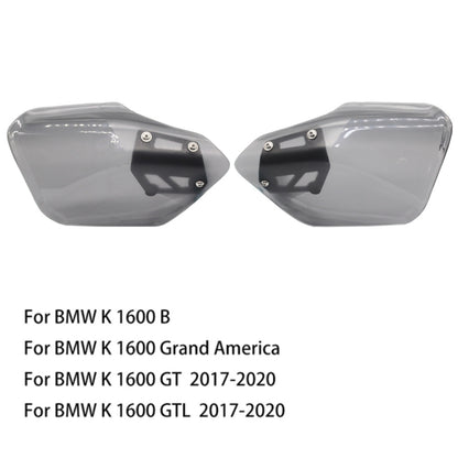 For BMW K1600B K1600GT MO-HS005 Motorcycle Windshield Hand Guards Protectors(Black) - In Car by buy2fix | Online Shopping UK | buy2fix