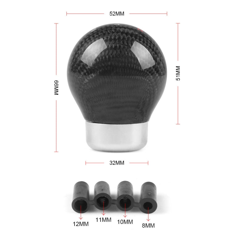 Universal Car Carbon Fiber Gear Shift Knob, 5-speed - In Car by buy2fix | Online Shopping UK | buy2fix