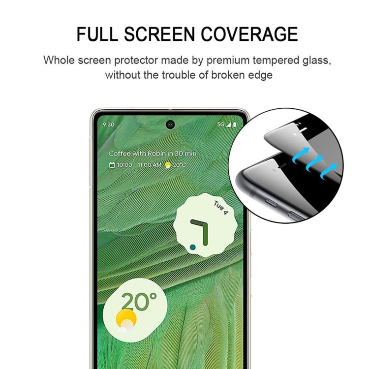 For Google Pixel 7 25pcs Full Glue Full Cover Screen Protector Tempered Glass Film - Google Tempered Glass by buy2fix | Online Shopping UK | buy2fix