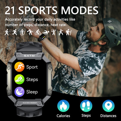 PG333 1.91 inch Waterproof Smart Sports Watch Support Heart Rate Monitoring / Blood Pressure Monitoring(Green) - Smart Wear by buy2fix | Online Shopping UK | buy2fix