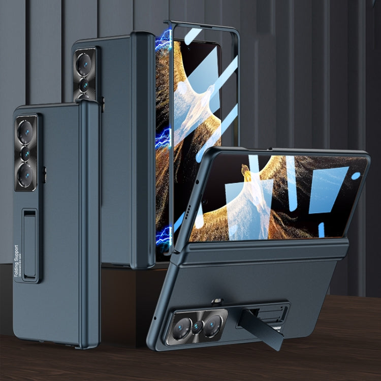For Honor Magic VS GKK Fold Magnetic Hinge Full Coverage Phone Case(Green) - Honor Cases by GKK | Online Shopping UK | buy2fix