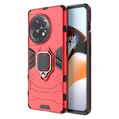 For OnePlus Ace 2 / 11R Magnetic Ring Holder PC + TPU Phone Case(Red) - OnePlus Cases by buy2fix | Online Shopping UK | buy2fix