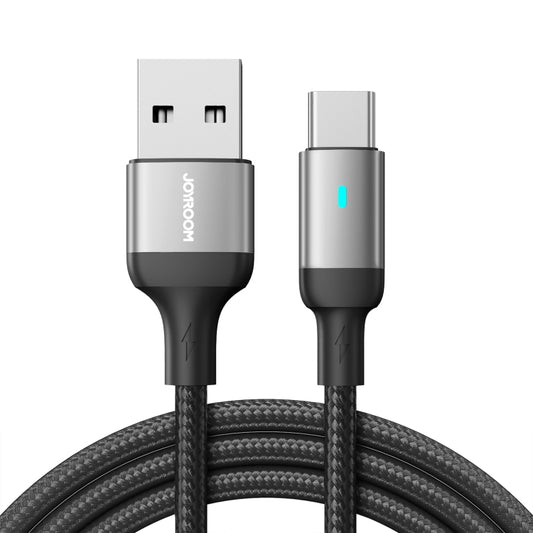 JOYROOM S-UC027A10 Extraordinary Series 3A USB-A to USB-C / Type-C Fast Charging Data Cable, Cable Length:1.2m(Black) - USB-C & Type-C Cable by JOYROOM | Online Shopping UK | buy2fix