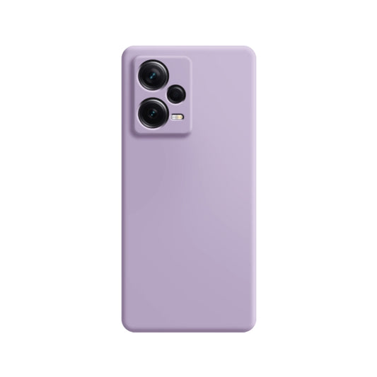 For Xiaomi Redmi Note 12 5G Global Imitation Liquid Silicone Phone Case(Purple) - Note 12 Cases by buy2fix | Online Shopping UK | buy2fix