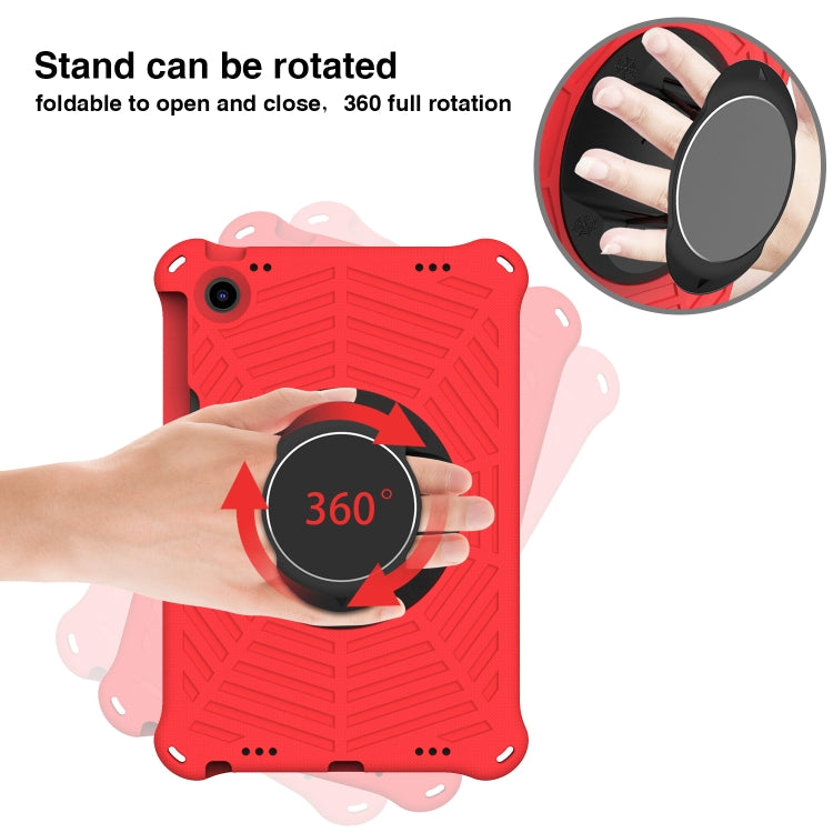 For Lenovo Tab M10 Plus 10.6 3rd Gen 2022 Spider King Silicone Protective Tablet Case(Red) - For Lenovo by buy2fix | Online Shopping UK | buy2fix