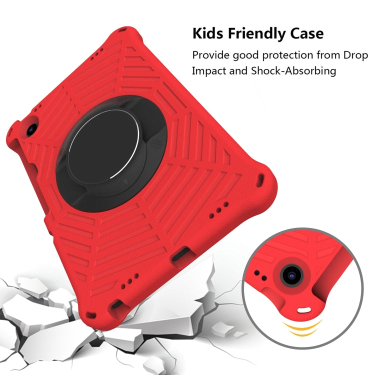 For Lenovo Tab M10 Plus 10.6 3rd Gen 2022 Spider King Silicone Protective Tablet Case(Red) - For Lenovo by buy2fix | Online Shopping UK | buy2fix