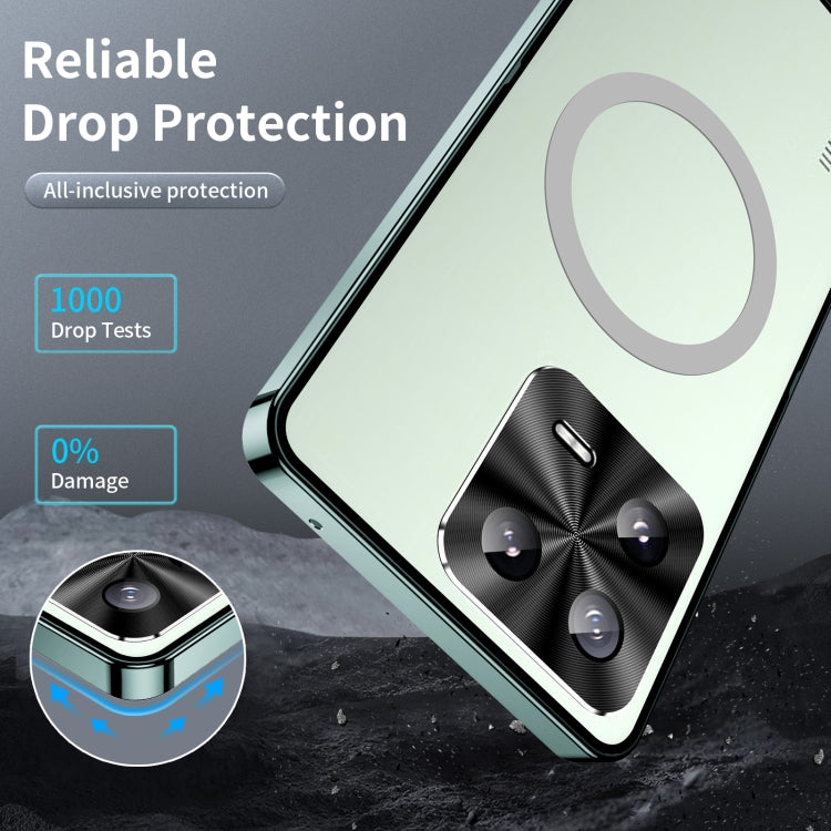 For Xiaomi 13 MagSafe Magnetic Frosted Metal Phone Case(Green) - 13 Cases by buy2fix | Online Shopping UK | buy2fix
