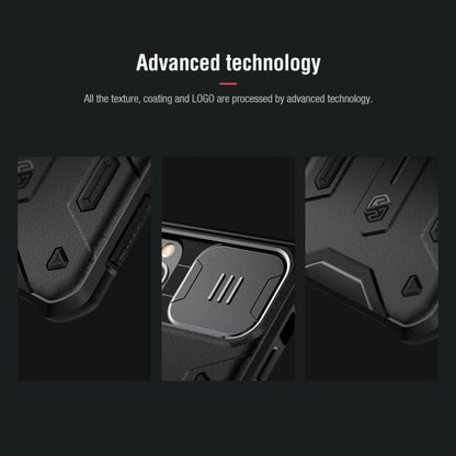 For iPhone 11 Pro Max NILLKIN Shockproof CamShield Armor Protective Case with Invisible Ring Holder(Black) - Apple Accessories by NILLKIN | Online Shopping UK | buy2fix