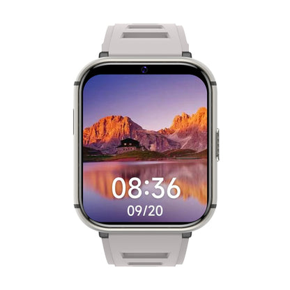 Q668 1.99 inch Screen 4G Smart Watch Android 9.0, Specification:4GB+64GB(Silver) - Smart Wear by buy2fix | Online Shopping UK | buy2fix