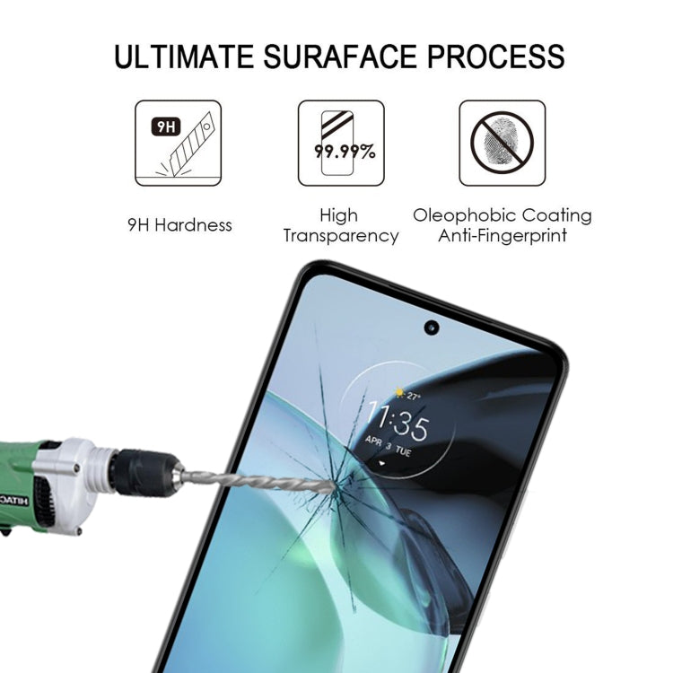 For Motorola Moto G72 25pcs Full Glue Full Cover Screen Protector Tempered Glass Film - Motorola Tempered Glass by buy2fix | Online Shopping UK | buy2fix