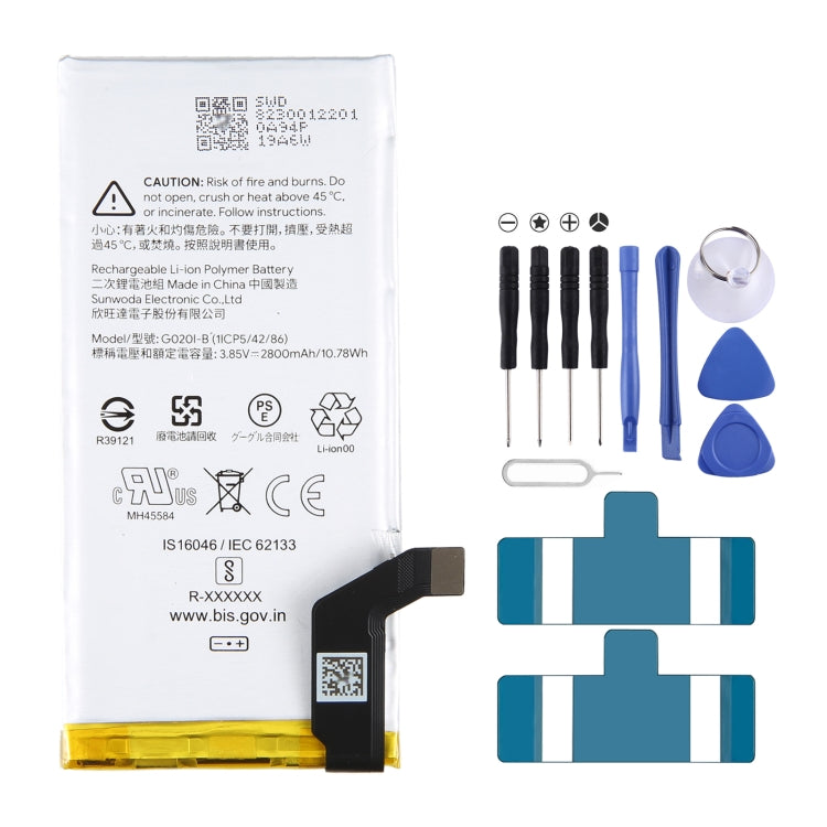 For Google Pixel 4 2800mAh Battery Replacement G020I-B - Others by buy2fix | Online Shopping UK | buy2fix