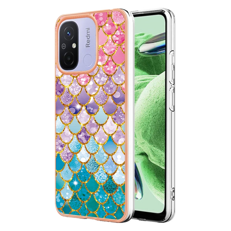 For Xiaomi Redmi 12C/11A 4G Global Electroplating IMD TPU Phone Case(Colorful Scales) - Xiaomi Cases by buy2fix | Online Shopping UK | buy2fix
