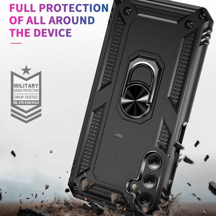 For Samsung Galaxy A24 4G Shockproof TPU + PC Phone Case(Black) - Galaxy Phone Cases by buy2fix | Online Shopping UK | buy2fix