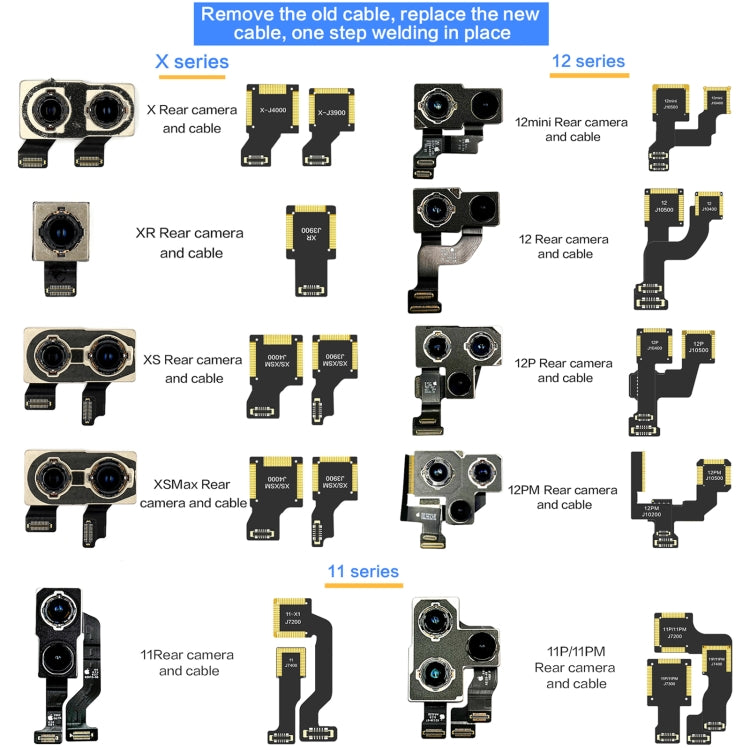 For iPhone 12 Mini J10400 i2C Back Facing Ultra Wide Camera Cable - Repair & Spare Parts by buy2fix | Online Shopping UK | buy2fix