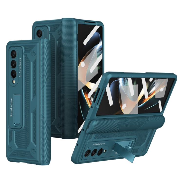 For Samsung Galaxy Z Fold2 5G integrated Shockproof Phone Case with Hinge(Green) - Galaxy Phone Cases by buy2fix | Online Shopping UK | buy2fix