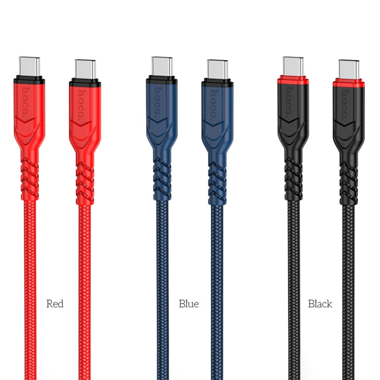 hoco X59 Victory 60W USB-C / Type-C to USB-C / Type-C Charging Data Dable, Length:2m(Red) -  by hoco | Online Shopping UK | buy2fix