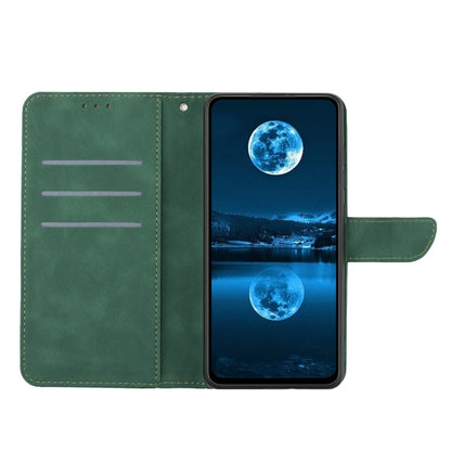 For Sony Xperia 10 III Stitching Embossed Leather Phone Case(Green) - Sony Cases by buy2fix | Online Shopping UK | buy2fix