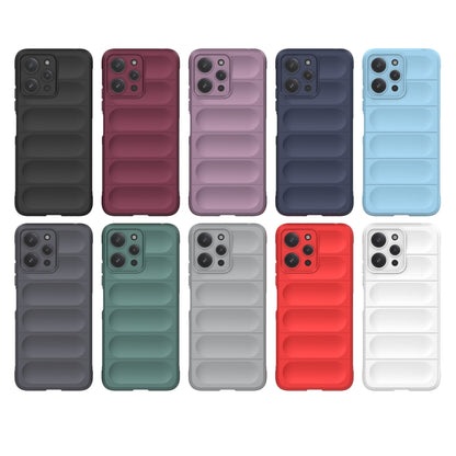 For Xiaomi Redmi 12 4G Magic Shield TPU + Flannel Phone Case(Purple) - Xiaomi Cases by buy2fix | Online Shopping UK | buy2fix