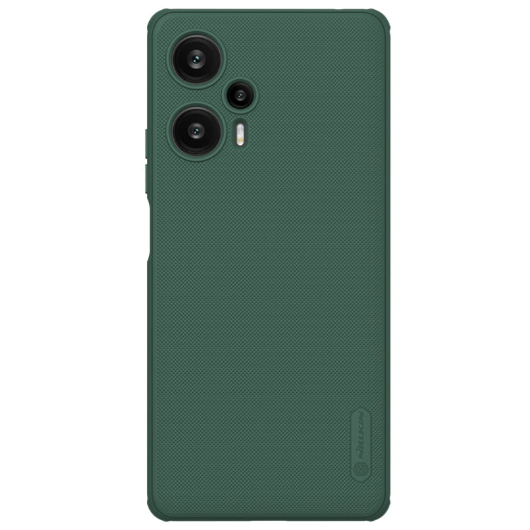 For Xiaomi Redmi Note 12 Turbo / Poco F5 NILLKIN Frosted Shield Pro PC + TPU Phone Case(Green) - Xiaomi Cases by NILLKIN | Online Shopping UK | buy2fix