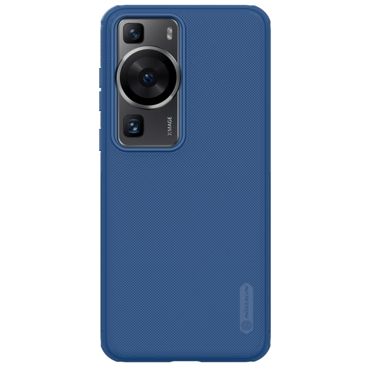For Huawei P60 Pro / P60 NILLKIN Frosted Shield Pro PC + TPU Phone Case(Blue) - Huawei Cases by NILLKIN | Online Shopping UK | buy2fix