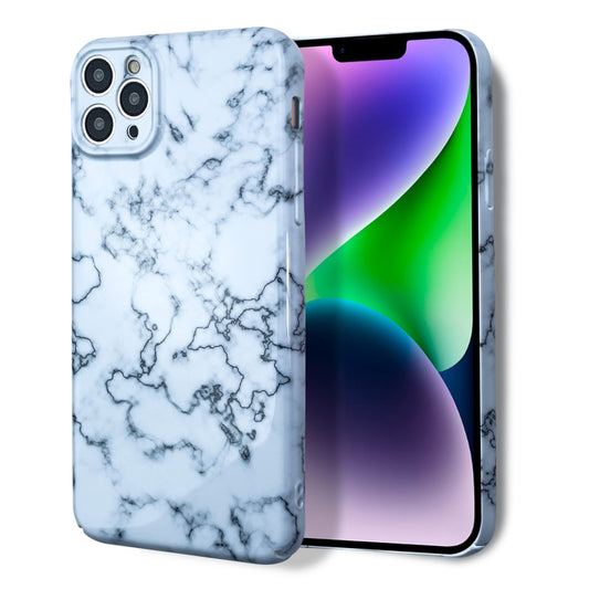 For iPhone 13 Marble Pattern Phone Case(Green White) - iPhone 13 Cases by buy2fix | Online Shopping UK | buy2fix