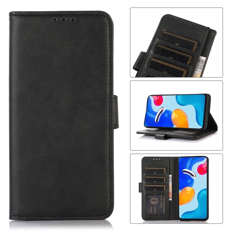 For Xiaomi Redmi Note 12S 4G Cow Texture Leather Phone Case(Black) - Xiaomi Cases by buy2fix | Online Shopping UK | buy2fix