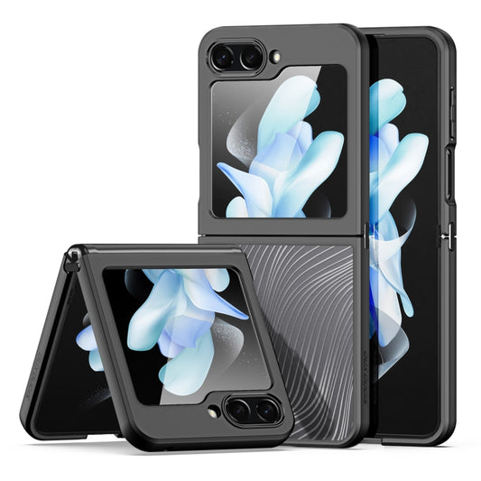 For Samsung Galaxy Z Flip5 5G DUX DUCIS Aimo Series TPU + PC Frosted Feel Phone Case(Black) - Galaxy Z Flip5 Cases by DUX DUCIS | Online Shopping UK | buy2fix