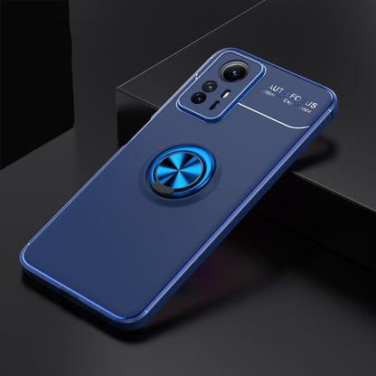 For Xiaomi Redmi Note 12S Metal Ring Holder TPU Phone Case(Blue) - Xiaomi Cases by buy2fix | Online Shopping UK | buy2fix